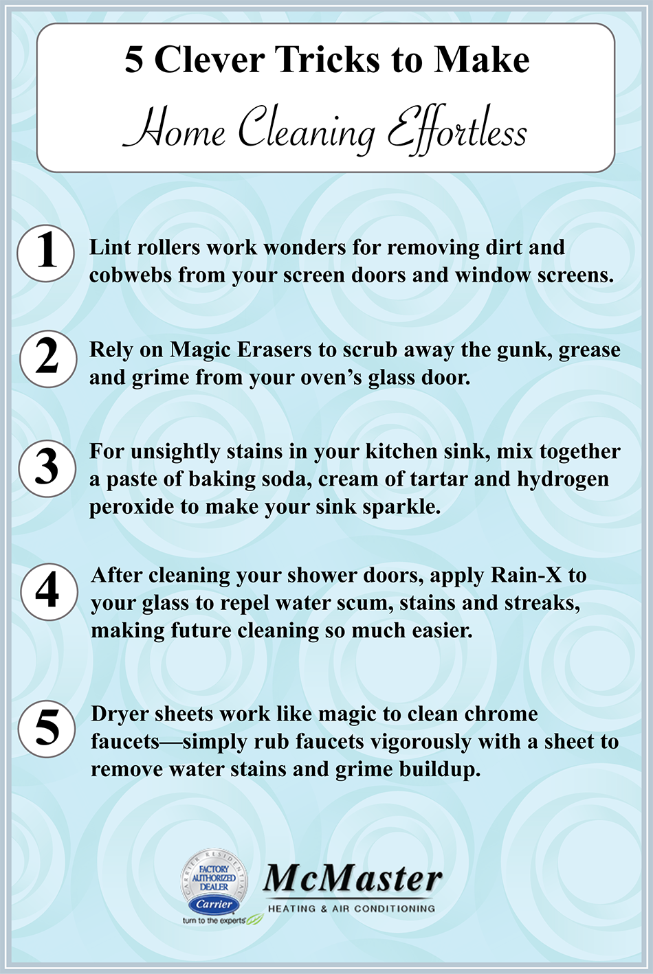 5 Tips and Tricks to Make Home Cleaning Effortless