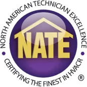 We Employee NATE Certified Technicians