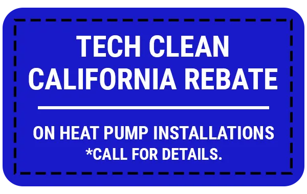 TECH Clean California Rebate On Heat Pump Installations