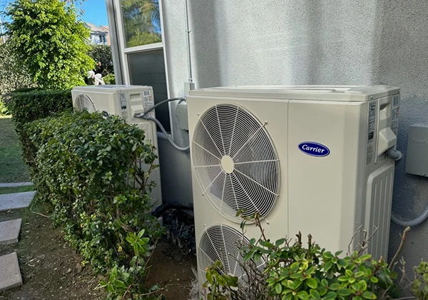 Installation of New Carrier Variable Speed Heat Pumps